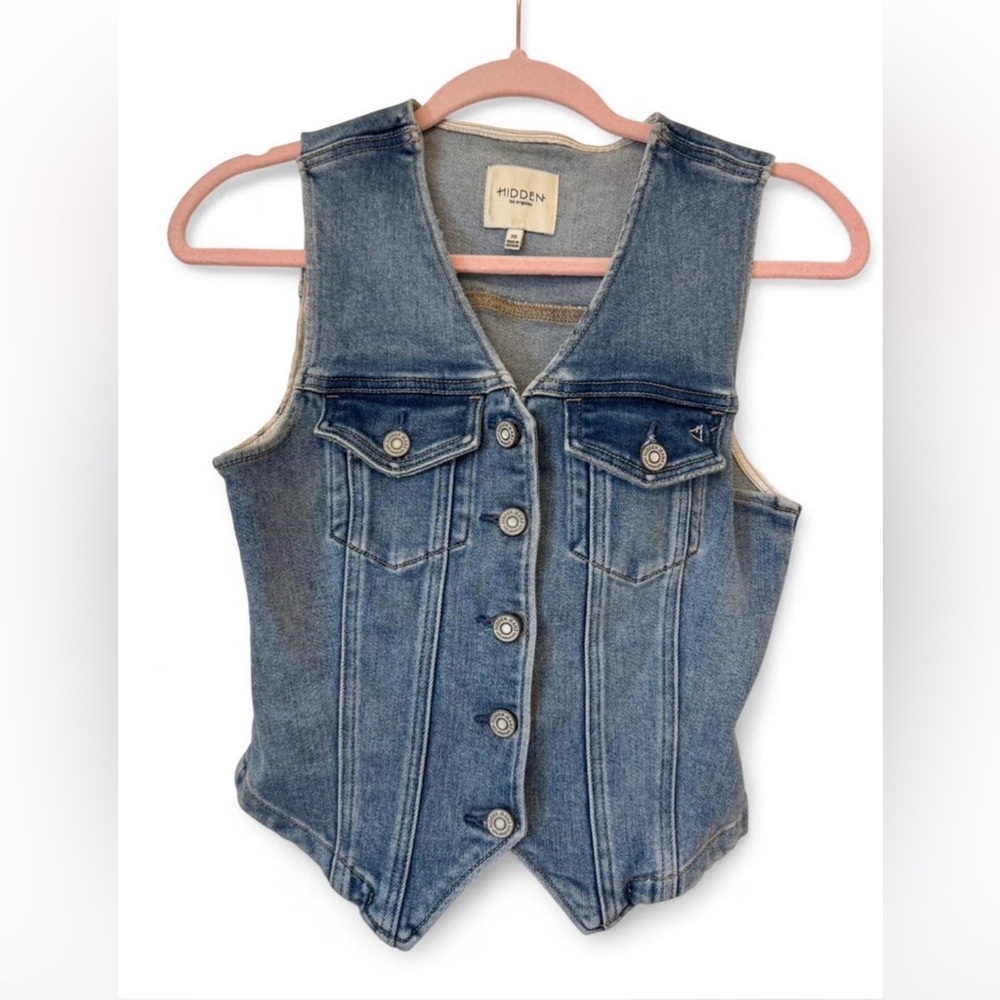 Hidden Denim Vest